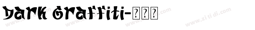 Dark Graffiti字体转换